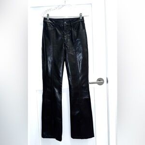 Cinq a sept Black Faux Leather Pants 2